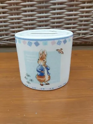 Buy Wedgewood Beatrix Potter Peter Rabbit Christening Ceramic Children's Money Box • 4.50£