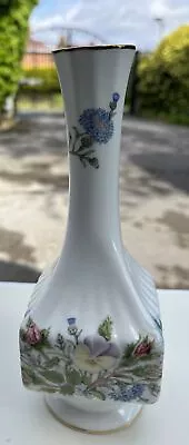 Buy Stunning Aynsley ‘Wild Tudor’ Fine Bone China Bud Vase - With Original Box • 8.75£