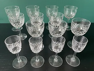 Buy Wonderful Set 14 Old Vintage Stuart Cut Crystal Glasses Wine Cordial Liqueur • 23.50£