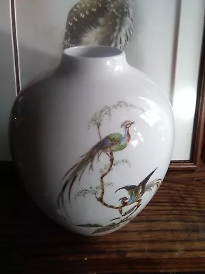 Buy Vintage Art Deco Large Hand Painted Kaiser Vase Sudsee, Fine Condition, 8 Inches • 45£