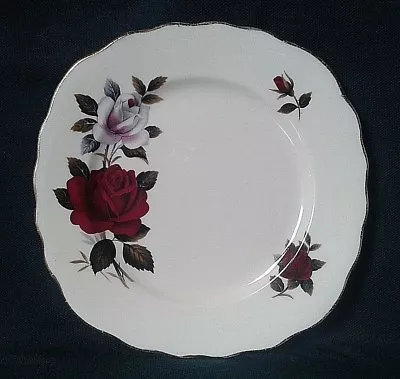 Buy Colclough Amoretta Side Plate Bone China Bread And Butter Plate Red & Pink Roses • 13.95£