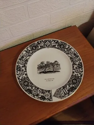 Buy Prinknash Abbey Pottery  Bewick’s Houndes  THE GREYHOUND Dinner Plate 26cm. • 45£
