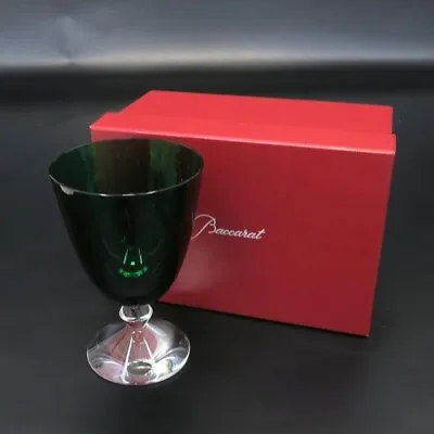 Buy Baccarat Vega Green Small Wine Water Glass • 185.72£
