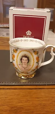 Buy Rare Royal Albert Commemorative Queen Golden Jubilee Mug Bone China England • 5£