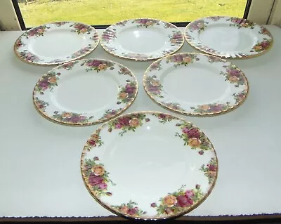 Buy Royal Albert China Old Country Roses 6 X Dessert Plates 21 Cm • 20£