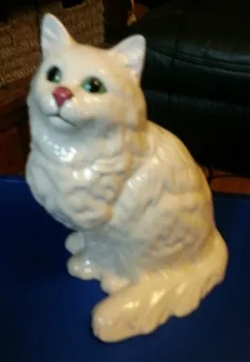 Buy BESWICK Large WHITE PERSIAN Cat #1867 8.5  Tall • 32£