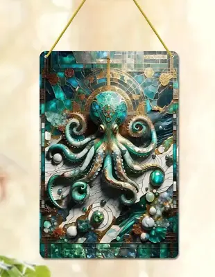 Buy Octopus Design Suncatcher / Hanging Window Ornament Home Decor Christmas Gift • 6.85£