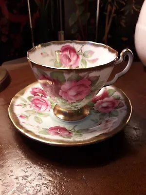 Buy Antique Royal Adderley England Bone China Gilt English Rose Tea Cup And Saucer  • 49£