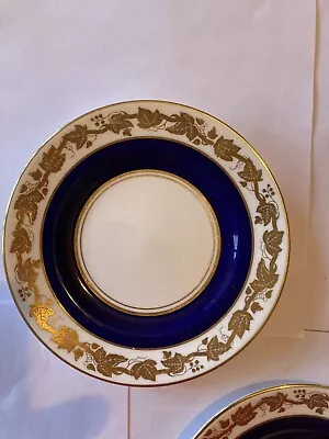 Buy Wedgewood Whitehall - Cobalt Blue Tea Plates X 3 • 12£
