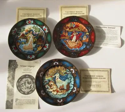 Buy The Russian Seasons Collector Plates X 3 By Kholui • 20£