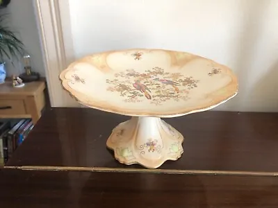 Buy Crown Ducal A.G.R.& Co  Cake Stand Plate Bird Of Paradise Design • 16.95£