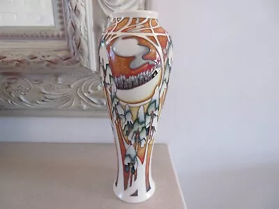 Buy *rare* Moorcroft Winter Pine Forest Trial Vase  75/10 *reduced Price* • 240£