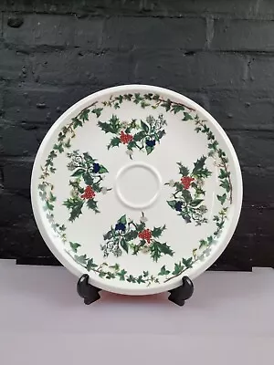 Buy Portmeirion Holly And The Ivy Chip & Dip Serving Tray 34 Cm Wide No Centre Bowl • 39.99£