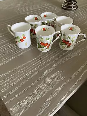 Buy Queens Virginia Strawberry 6 Mugs • 45£