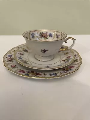 Buy Franconia Selba Bavaria Fine Bone China Tea Cup Saucer Plate Set • 60.47£