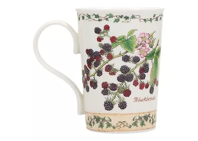 Buy Dunoon NATURE TRAIL Stoneware Mug Richard Partis Design Blackberries & Bluebell • 14£