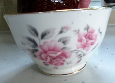 Buy Vintage Bone China Duchess  Pink Roses  Design Sugar Bowl • 5.50£