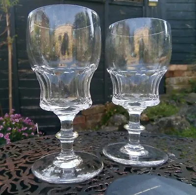 Buy Hadeland Glassverk Water Drinking Glasses 1930s X2 • 42£