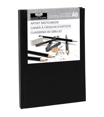 Buy Royal & Langnickel A6 Hardback Casebound Artist Sketch Book Drawing Pad 80 Sheet • 3.95£