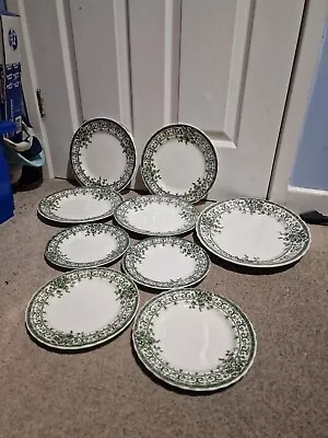 Buy Antique 9 Peice Dinner Set Losol Ware Keeling & CO Oxford Late Mayers R NO186329 • 16.99£