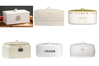 Buy Different Style Bread Bin Ceramic Food Storage Organizer Home Kitchen Use New • 51.99£
