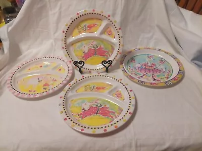 Buy (C4) Lot Of 4 MacKenzie Childs Toddler Child Dinner Plate • 85.39£