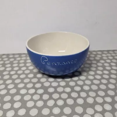 Buy New Devon Pottery Newton Abbott Blue  Penzance  Bowl • 3.55£