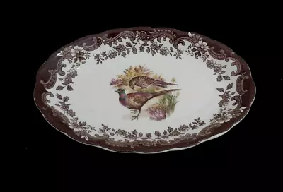 Buy Vintage Royal Worcester Palissy Game Series Oval Plate / Stand In Good Condition • 8.99£