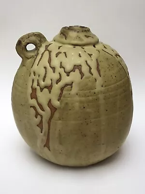 Buy John Maltby Studio Pottery 8” Vase, Flagon Stoneshill Devon Stoneware Drip Glaze • 70£