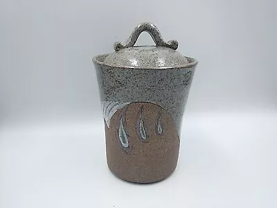 Buy Rare Vintage Sonia Lewis Studio Pottery  Lidded Pot Bird Design On Pot/Jar  • 220£