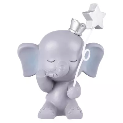 Buy Resin Ornaments Elephant Resin Decoration Elephant Decor Baby Shower • 8.79£