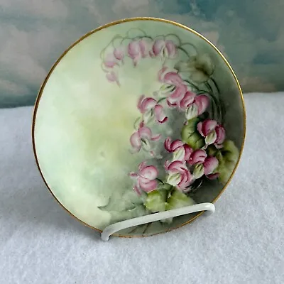 Buy Vintage Limoges Floral Plate France Pouyat Factory White Porcelain Signed 6 1/4  • 13.30£