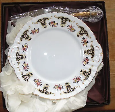 Buy Royal Stafford Bone China Balmoral Cake Plate & Slice • 7.50£