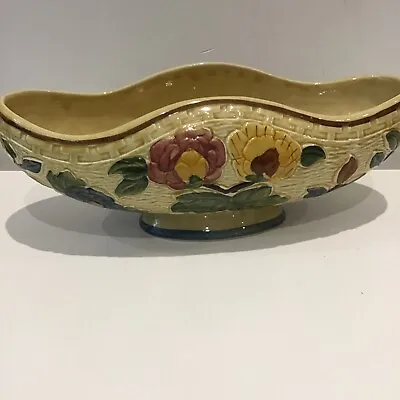 Buy Indian Tree Bowl Hand Painted Ceramic - HJ WOOD Vintage 1960s • 25£