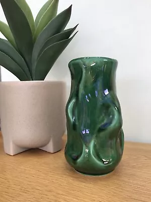 Buy Vintage SylvaC Pottery Knobbly Abstract Green Glossy Finish 4631 Vase • 8£