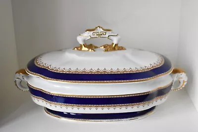 Buy Vintage Royal Worcester Vitreous Tureen With Lid X 1 England (J) • 40£