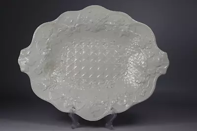 Buy Antique 19th Century Wedgwood Embossed Creamware Plate Dish With Grapes • 95£