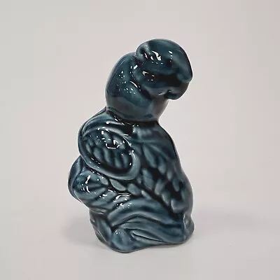Buy Poole Pottery Blue Glazed Fieldmouse Sitting On Corn (9cm Tall) • 12.99£