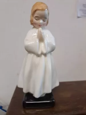 Buy VTG. Royal Doulton Bedtime Girl Figurine Praying 1978 Bone China • 43£