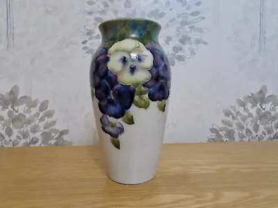 Buy William Moorcroft, Vase, Pansy On White Design, Circa 1911. • 400£