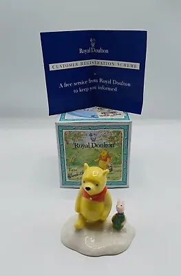 Buy Royal Doulton Winnie The Pooh The More It Snows Tiddly Pom Boxed • 9.95£