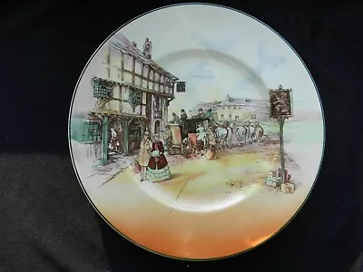 Buy Royal Doulton Series Ware Old English Coaching Scenes Dinner Plates D6393 - 26cm • 5.99£