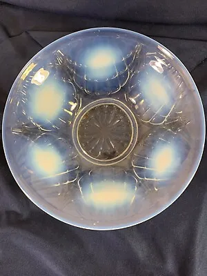 Buy Jobling 1930s Art Deco Opaque Glass Bowl Clam Shell Motifs REG Design 11x 3  • 55£