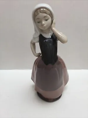 Buy Figurine Lladro Nao Porcelain China Figures 22cm MCM 1970s • 9.99£