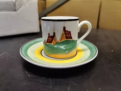 Buy Clarice Cliff Coffee Cup And Saucer Cafe Chic Secrets Wedgewood Edition • 18£