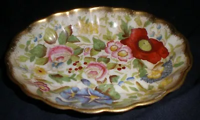 Buy Vintage Hammersley Queen Anne Floral Pin Dish A/f [12] • 37.50£