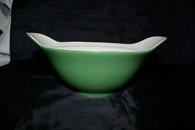 Buy Vintage Clarice Cliff Wilkinson Royal Staffordshire Art Deco Green 10.5  Bowl • 30£