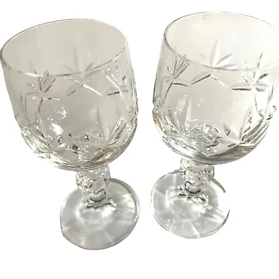 Buy Vintage Crystal Sherry Glasses 12cm Tall Kitchenware And Glassware • 12.33£