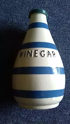 Buy Cornishware Type Blue And White VINEGAR Bottle - Made In England • 13.25£