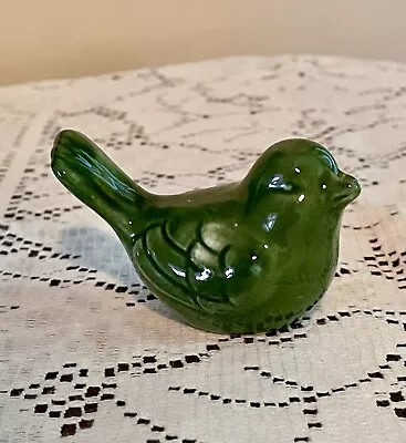 Buy Green Finish Ceramic Bird • 11.38£